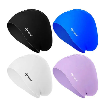 Silicone Swimming Caps Men Women Waterproof