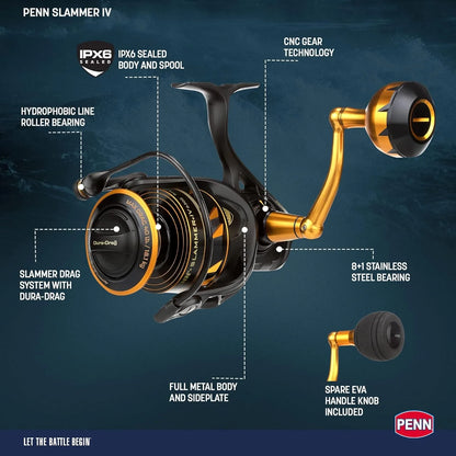 Slammer IV Spinning Fishing Reels