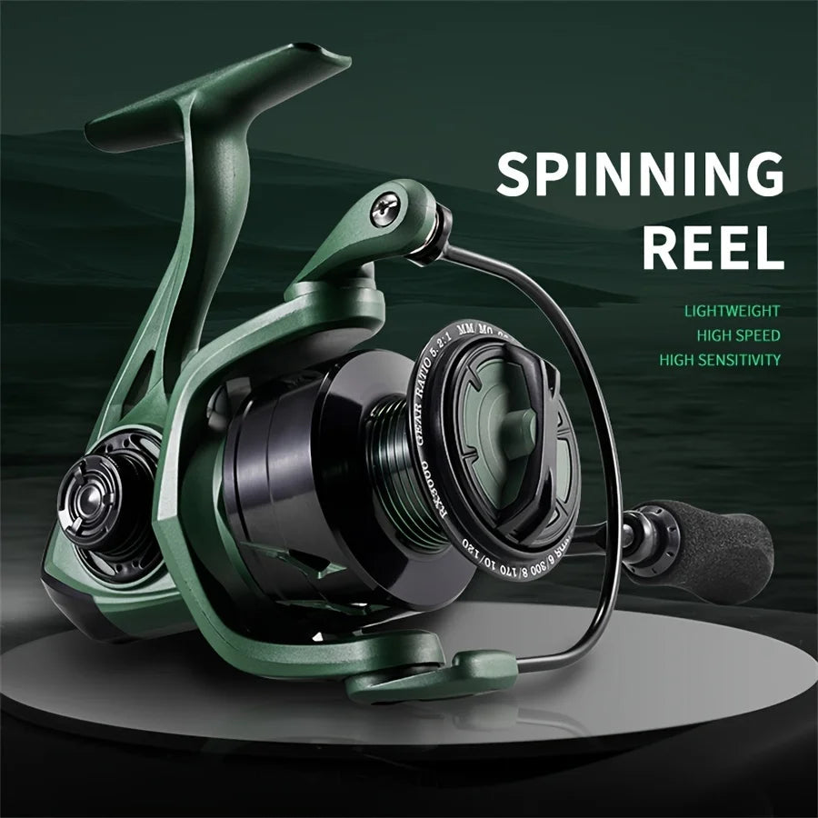 CG Fishing Reel Ultra Smooth Powerful Metal Spool Spinning Reel Saltwater or Freshwater Fishing Reel Tackle Accessories