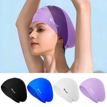 Silicone Swimming Caps Men Women Waterproof